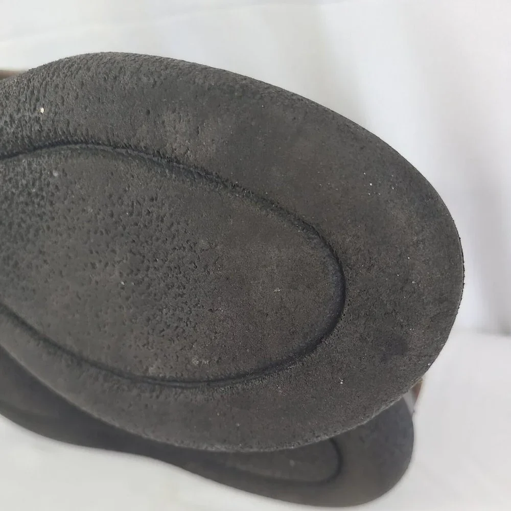 Ecco Women's 39/ 8-8.5 Brown Nubuck Leather Comfort Casual Lace Up Sneaker Shoes - Picture 7 of 14